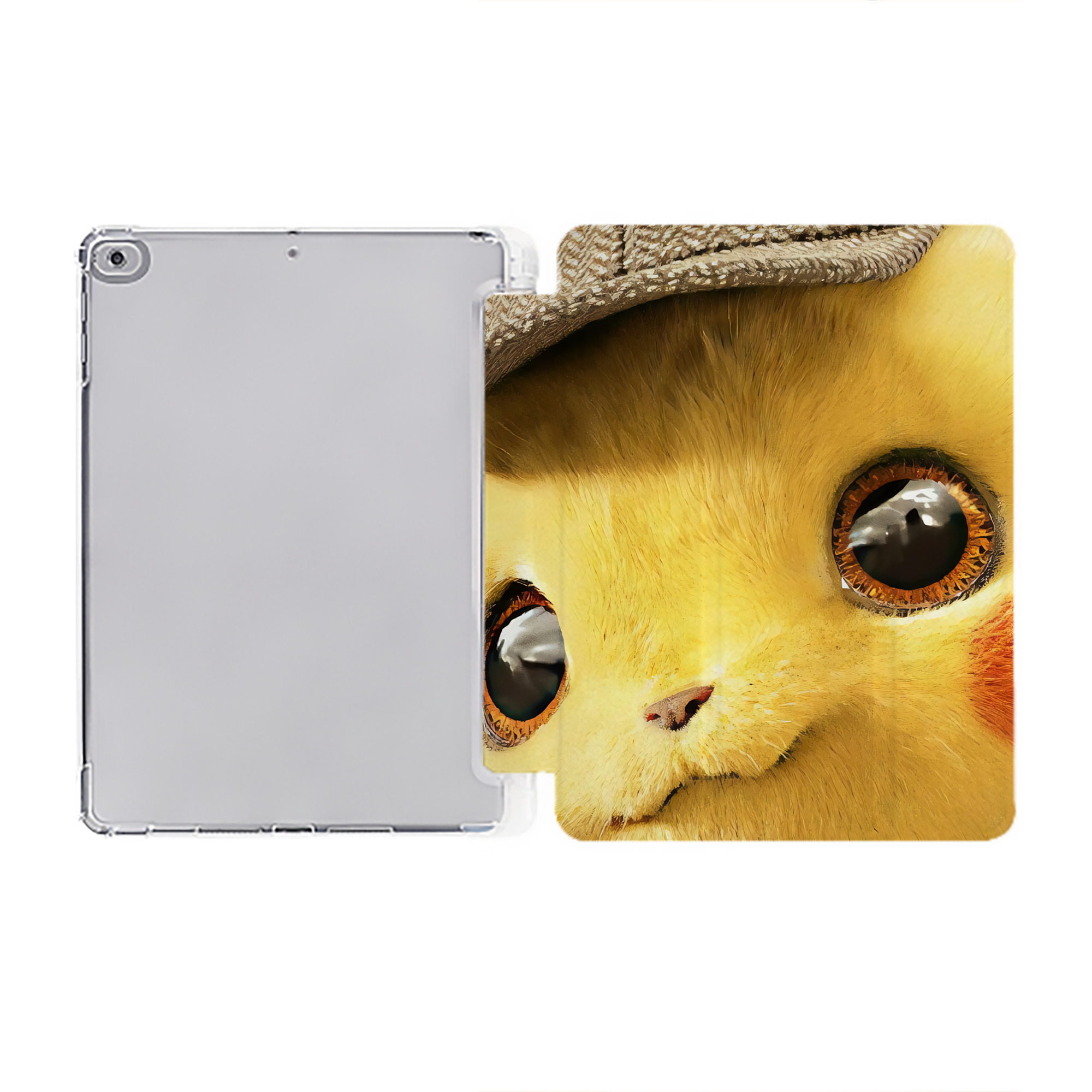 （画像用） ポケットモンスター Pokémon IPad ケース ペン収納付き 三つ折りスタンド PUレザー×シリコン 対応機種9.5/10.5/10.9インチ